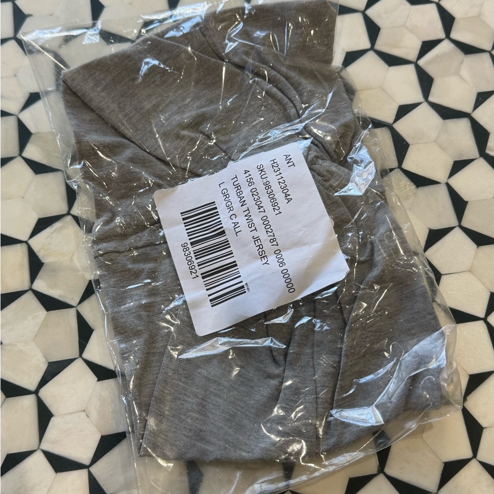 Anthropologie Gray Knotted Jersey Headband - Picture 3 of 3